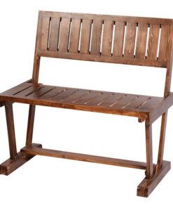 نیمکت چوبی دو نفره مدل ابرویی