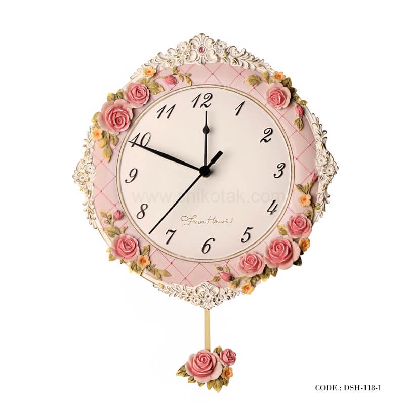 ساعت دیواری پاندول دار مدل مرسنا