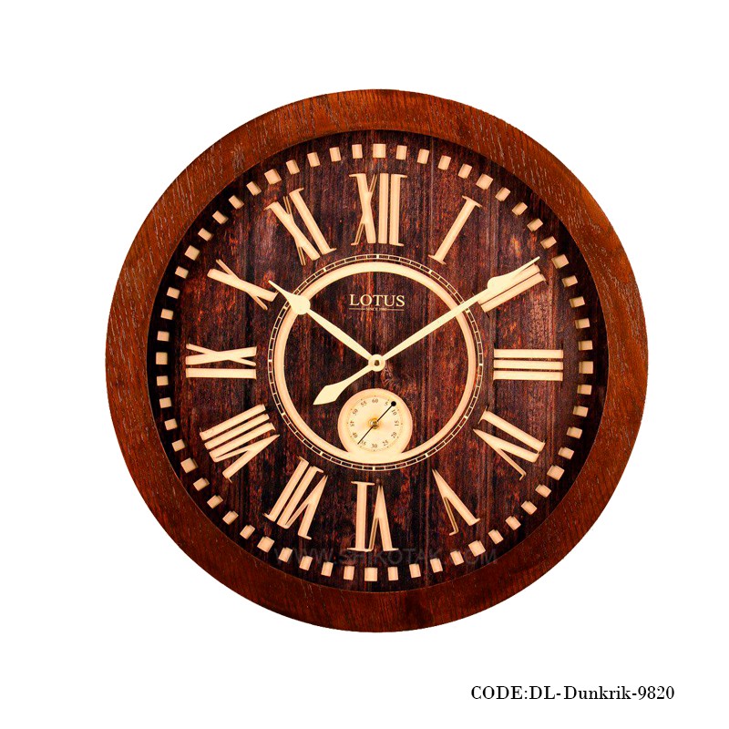 ساعت دیواری مدل موتور ثانیه ای طرح Dunkrik