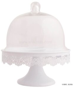 کیک خوری لب توری طرح ایکیا سفید