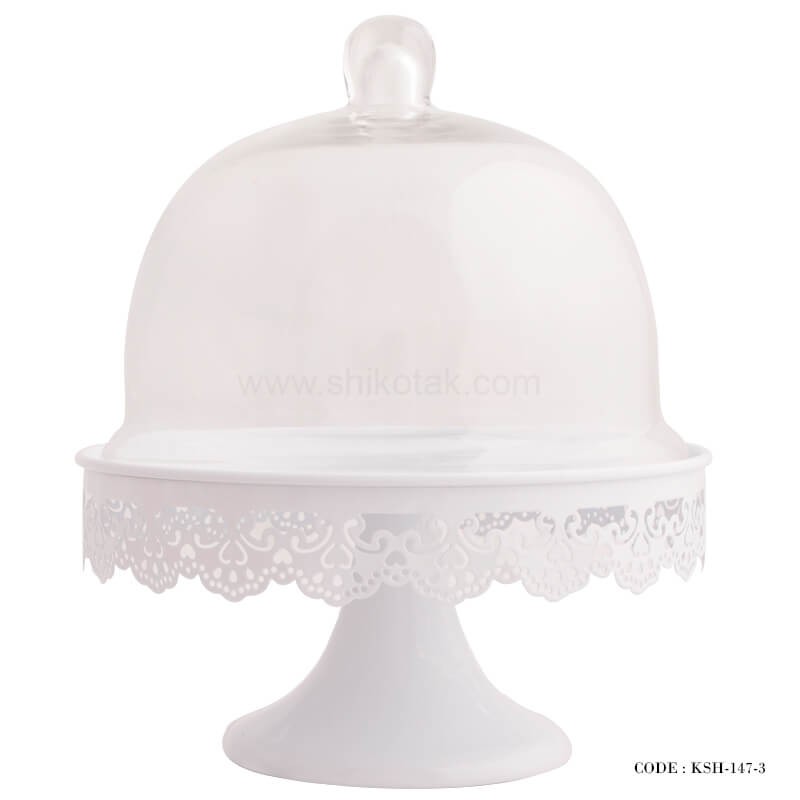 کیک خوری لب توری طرح ایکیا سفید