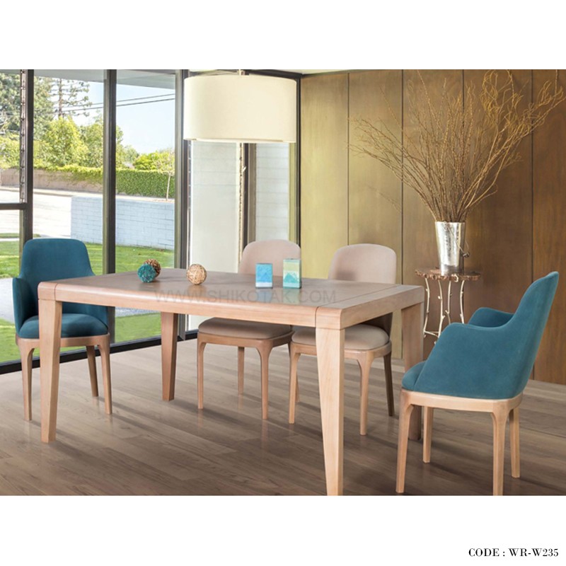 سرویس ناهار خوری 6 نفره طرح دسته پارچه ای