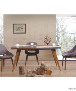 سرویس میز و صندلی ناهار خوری شش نفره راحت کوچک