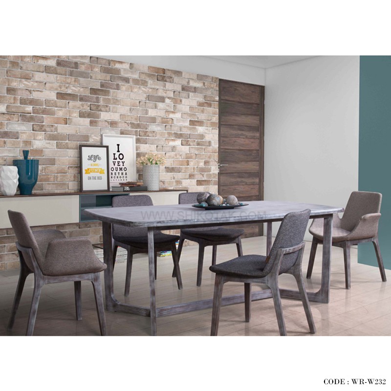 میز ناهار خوری 6 نفره دسته فانتزی