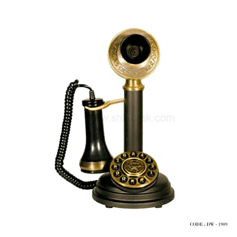 تلفن کلاسیک رومیزی چوبی سری 1909