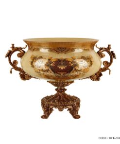 ظرف پایه برنز طلاکوب سری 76 نسکافه ای