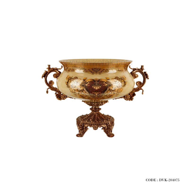 ظرف پایه برنز سلطنتی سری 75 نسکافه ای