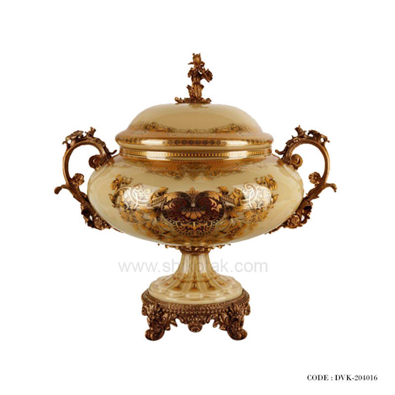 دکوری طلاکوب سری 16 نسکافه ای بزرگ