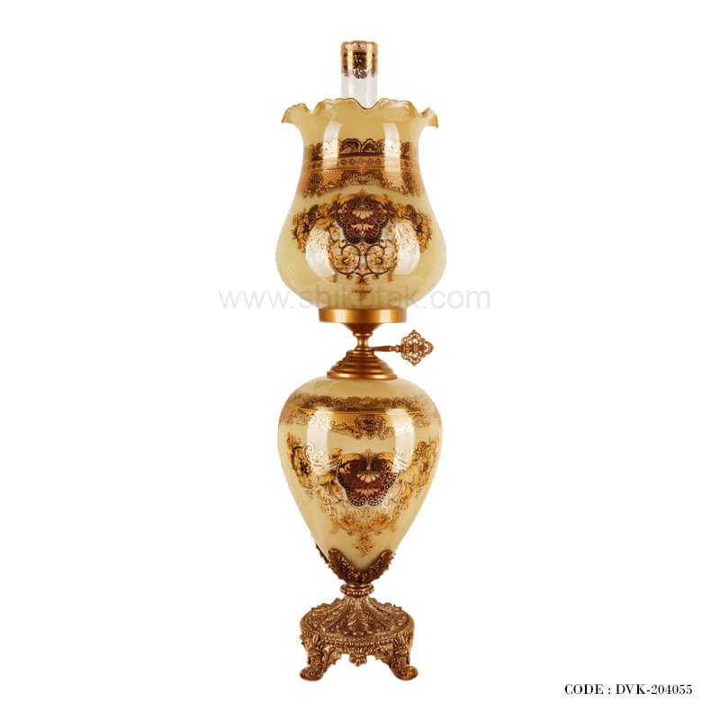 فانوس تزئینی طلاکوب سری 55 نسکافه ای بزرگ