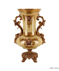 گلدان دکوری طلاکوب سری 00 نسکافه ای