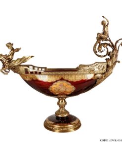 دکوری زینتی طلاکوب سری 422 زرشکی