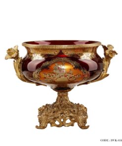 دکوری طلاکوب پایه برنز سری 476 سایز بزرگ