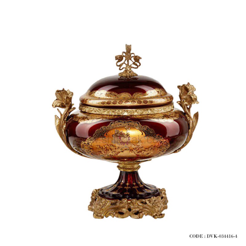 ظرف دکوری برنز سری 416 سایز بزرگ