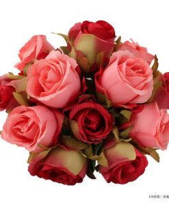دسته گل مصنوعی رز قرمز