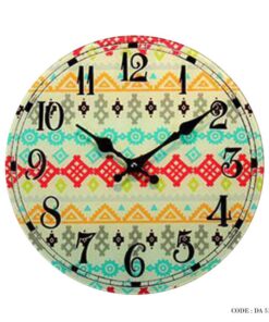ساعت دیواری  صفحه تخت طرح فانتزی