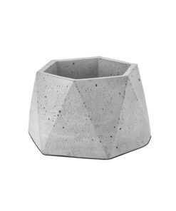 گلدان سیمانی چند وجهی بزرگ