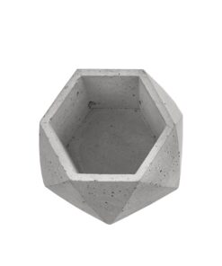 گلدان سیمانی چند وجهی بزرگ