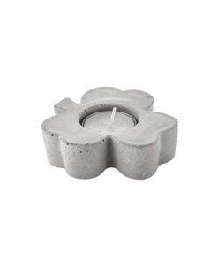 جاشمعی سیمانی طرح گل سه برگ