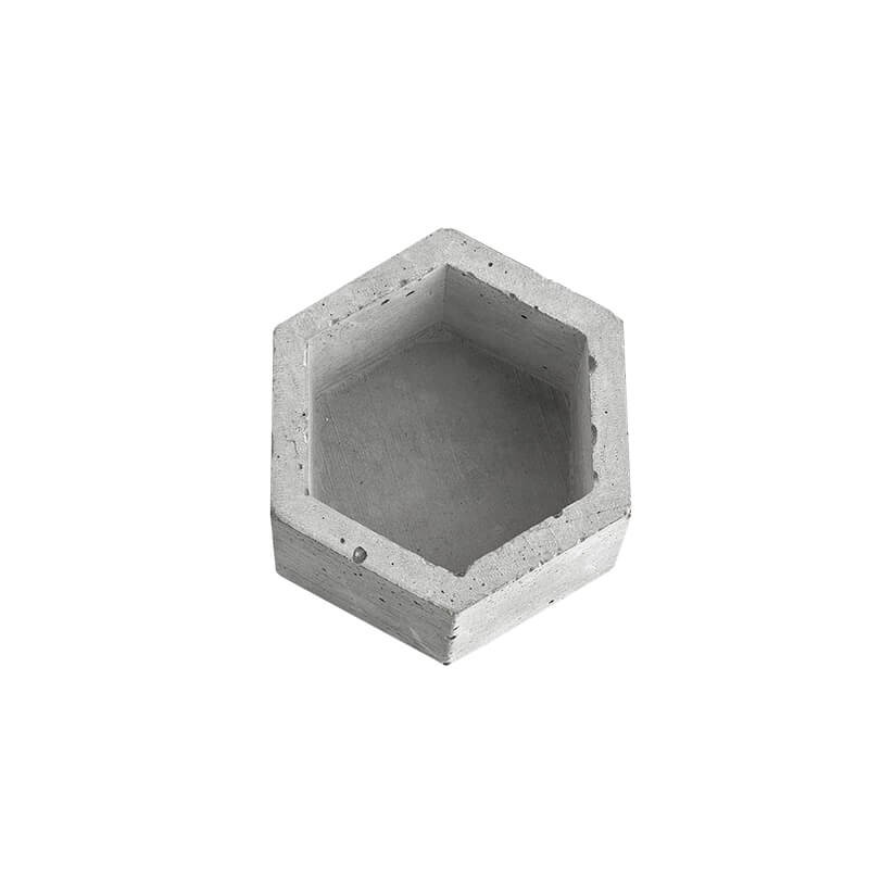 گلدان بتونی شش ضلعی