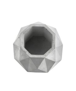 گلدان سیمانی هندسی طرح لوزی