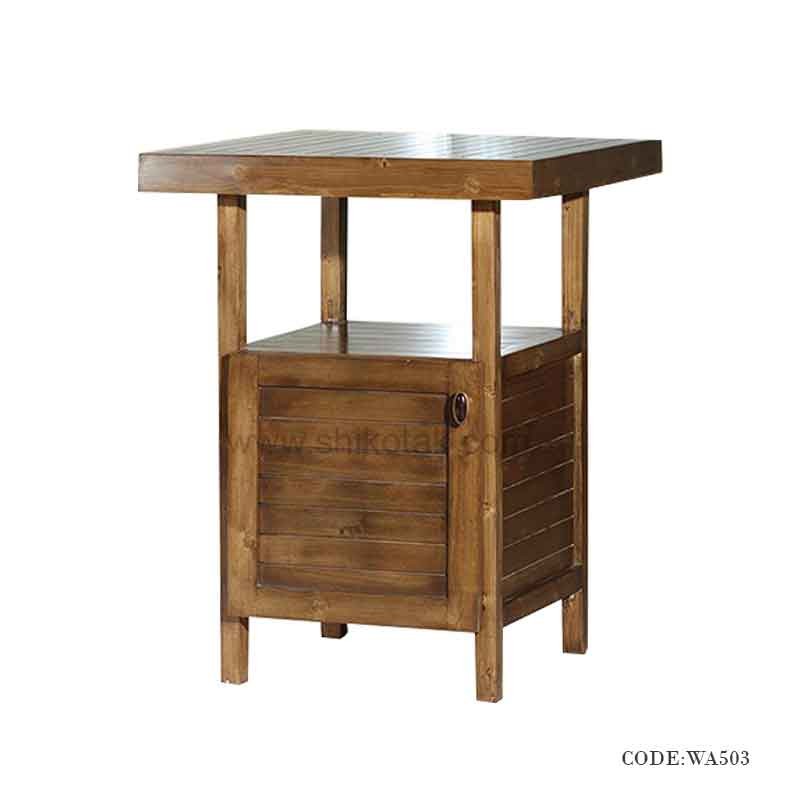 میز ناهار خوری چوبی کمد دار سری 503