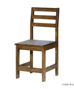 صندلی چوبی سری 117 طرح پشتی سه خط