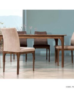 سرویس ناهار خوری کلاسیک 6 نفره با پارچه طرح دار و ساده