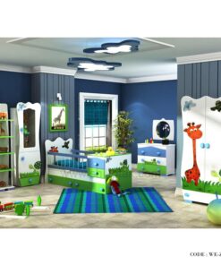 ست تخت و کمد نوزاد-نوجوان مدل زرافه ممبران