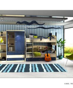 ست تخت و کمد دو طبقه مدل صبا