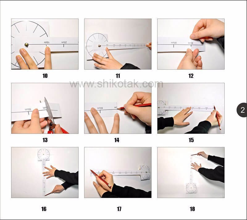 ساعت پازلی مدرن قطر 80 مشکی