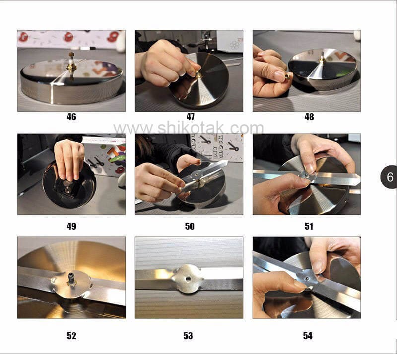 ساعت فانتزی طرح پروانه