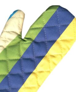 سرویس آشپزخانه پارچه ای عروس طرح رابید آبی