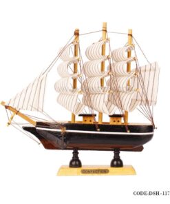 کشتی تزیینی چوبی مدل 6C