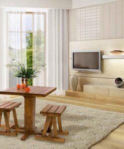 سرویس میز و صندلی غذا خوری 2 نفره ساده