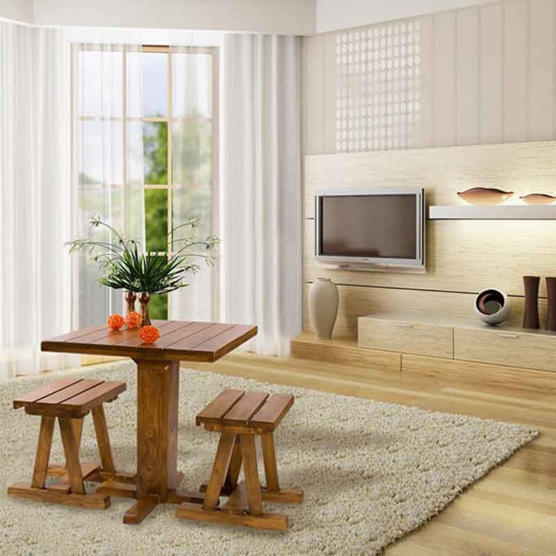 سرویس میز و صندلی غذا خوری 2 نفره ساده