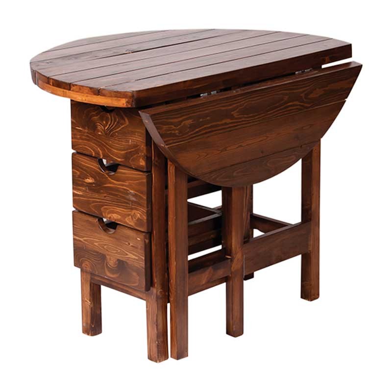 میز و صندلی کمجای ناهار خوری طرح تاشو