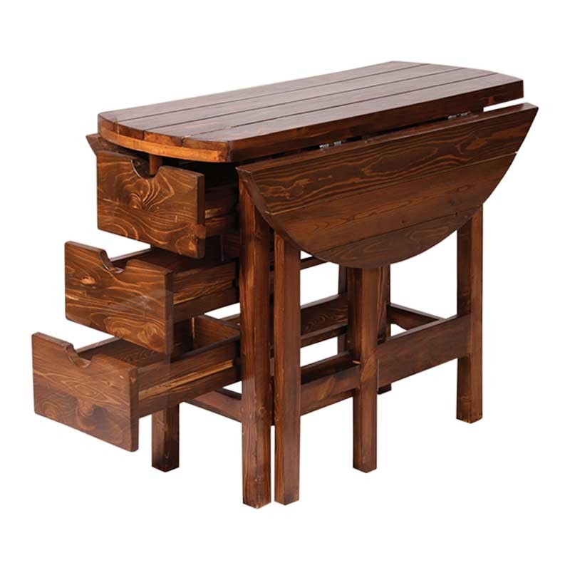 میز و صندلی کمجای ناهار خوری طرح تاشو