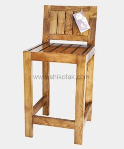 ناهار خوری 4 نفره چوبی طرح میز پایه بلند