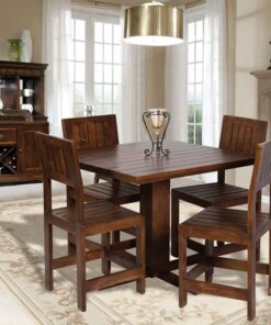 ست ناهارخوری 4 نفره چوبی طرح کلاسیک