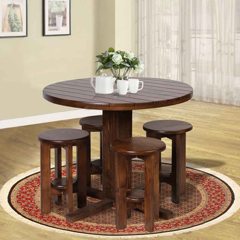 سرویس صندلی و میز چهار نفره گرد