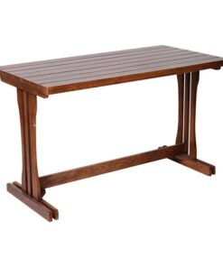 ست ناهارخوری چوبی چهار نفره طرح دو نیمکت