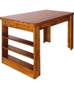 ست میز ناهارخوری طبقه دار چهارنفره چوبی