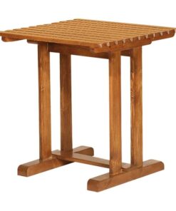 میز و صندلی صبحانه خوری دو نفره چوبی طرح اقاقیا