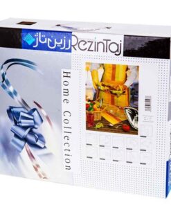 سرویس پارچه آشپزخانه عروس طرح اسپرید صورتی