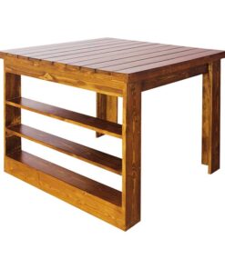 ست ناهارخوری 4نفره چوی طرح میز طبقه دار