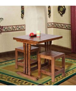 سرویس میز و صندلی صبحانه خوری دو نفره نیمکت دار