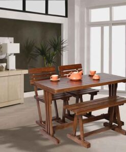 سرویس ناهار خوری 4نفره طرح مهتاب