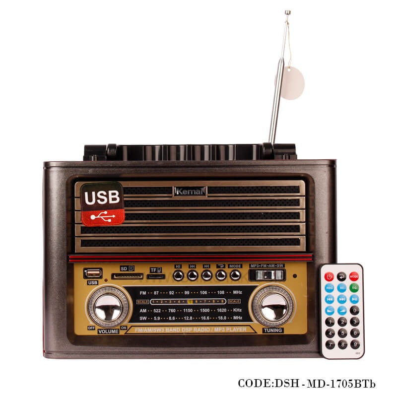 رادیو کلاسیک طرح چوب مدل 1705BTb