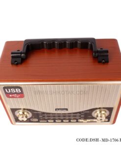 رادیو طرح کلاسیک فلش خور مدل 1706BT