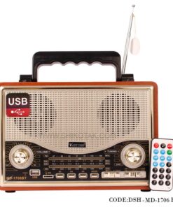 رادیو طرح کلاسیک فلش خور مدل 1706BT